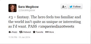 Sara Megibow Tweet